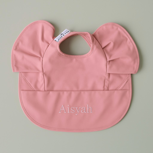 Flutter Bib - Rose